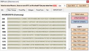 VRAM-Timings für das GPU-Mining