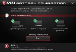 Die Software des MSI GE62 7RF-088 Apache Pro