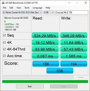 Crucial X6 SSD 2 TB