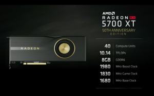 AMD ​Radeon RX 5700 XT 50th Anniversary Edition