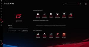 Die Software des ASUS ROG Zephyrus Duo 15 GX550L