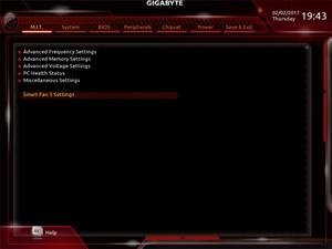 Der UEFI-Advanced-Mode beim Gigabyte GA-Z270X-Gaming 9.