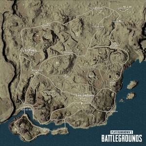 Playerunkown's Battlegrounds Miramar Karte