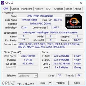 AMD Ryzen Threadripper 2990WX