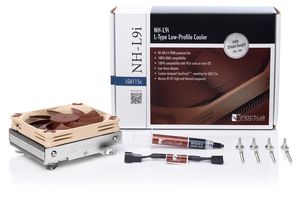 Noctua NH-L9i Low-Profile CPU-Kühler und NA-FD1 Luftführung