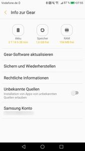 Auf Gear S3 kommt erneut Tizen zum Einsatz, auf dem Smartphone wird nach wie vor der Gear Manager benötigt