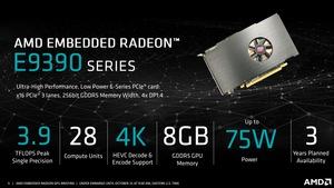 AMD Embedded Radeon E9560 und Embedded Radeon E9390