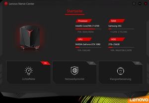 Software des Lenovo ideaCentre Y710 Cube