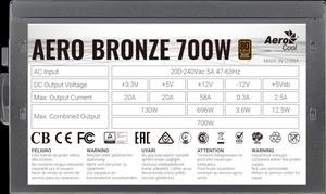 Aerocool Aero Bronze 700W