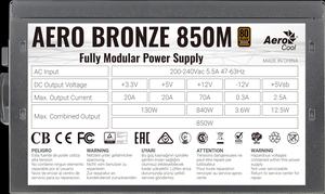 Aerocool Aero Bronze 850M