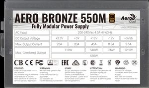 Aerocool Aero Bronze 550M