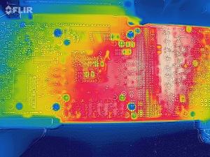 Untersuchungen der Wärmelentwicklung auf einer GeForce RTX 2080 FE