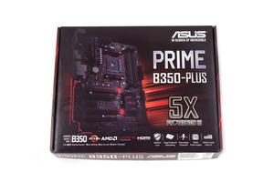 Die Verpackung vom ASUS Prime B350-Plus.