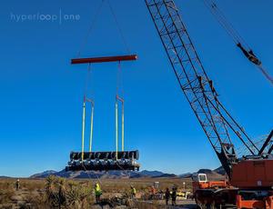 Hyperloop-One Testaufbau