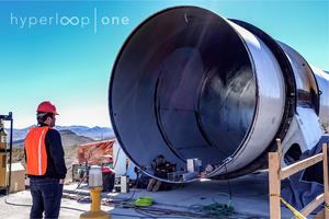 Hyperloop-One Testaufbau