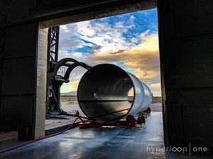 Hyperloop-One Testaufbau