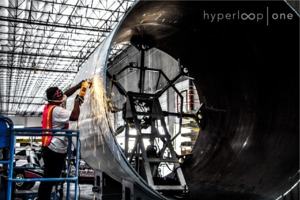 Hyperloop-One Testaufbau