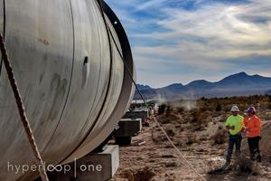 Hyperloop-One Testaufbau