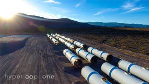 Hyperloop-One Testaufbau