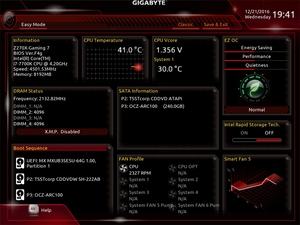 Der EZ-Mode beim Gigabyte GA-Z270X-Gaming 7.