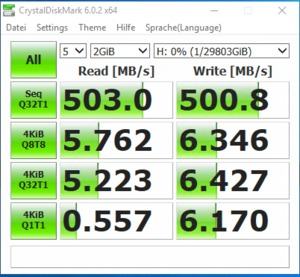 Seagate IronWolf Pro 16 TB Benchmark RAID0