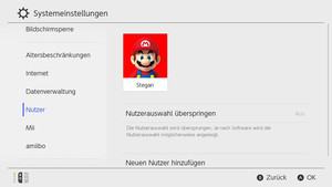 Screenshots zur Nintendo Switch