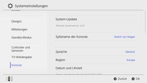 Screenshots zur Nintendo Switch