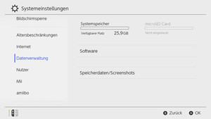 Screenshots zur Nintendo Switch