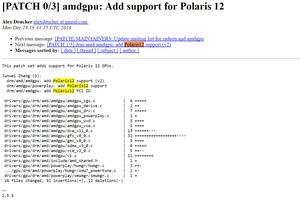 AMD Polaris 12 Leak