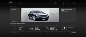 Über das Mercedes-me-Portal können alle wichtigen Fahrzeugdaten im Browser aufgerufen werden