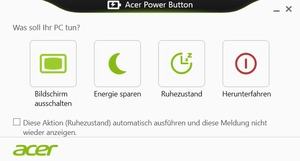 Die Software des Acer Aspire VX15