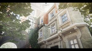 Enscape Lumberyard Bistro-Demo mit Ray Tracing