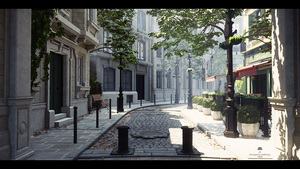 Enscape Lumberyard Bistro-Demo mit Ray Tracing