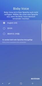 Der Sprachassistent Bixby ist auch beim Samsung Galaxy S9+ mit an Bord, ist in Deutschland aber nach wie vor nicht in vollem Umfang nutzbar