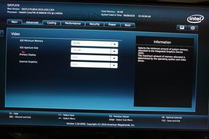 Intel NUC9 Extreme Kit BIOS