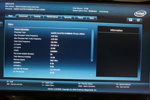 Intel NUC9 Extreme Kit BIOS