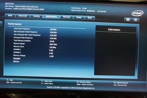 Intel NUC9 Extreme Kit BIOS