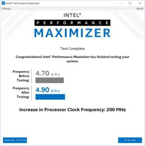 Intel performance maximizer требуется загрузочный диск отформатированный как gpt