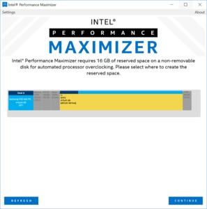 Intel Performance Maximizer