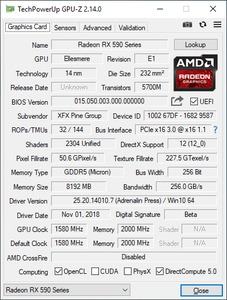 XFX Radeon RX 590 Fatboy OC+