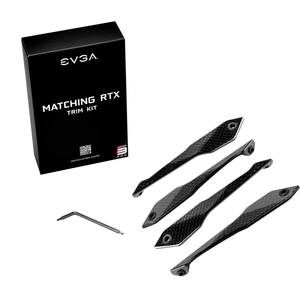 Lüfterabdeckung und Trim Kit von EVGA aus echtem Karbon