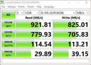 HP P700 1 TB SSD Benchmarks