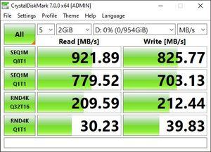 HP P700 1 TB SSD Benchmarks