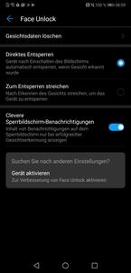 Huawei P20 Pro: Das Entsperren per Gesichtserkennung gelingt schnell, sicher ist diese Methode aber nicht