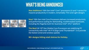 Intel 10th Core Prozessor alias Comet Lake-U und Comet Lake-Y