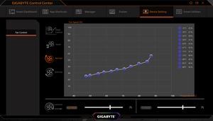 Die Software des Gigabyte AERO 17 HDR XB