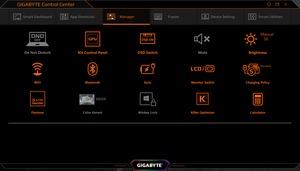 Die Software des Gigabyte AERO 17 HDR XB