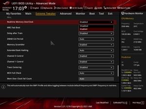 Overclocking-Funktionen im BIOS