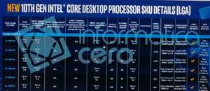 Informationen zu Comet Lake-S (Quelle: Informatica-Cero)