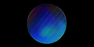 Wafer mit Spin Qubits von Intel